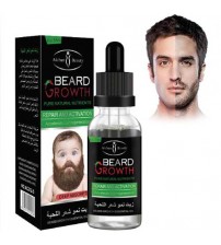 AICHUN BEAUTY Beard Oil Mustache Hair Growth Pure Natural Nutrients Skin Cleansing Vitamins Grapefruit Seed Oil Ginger Andrea Hair Growth 30ml